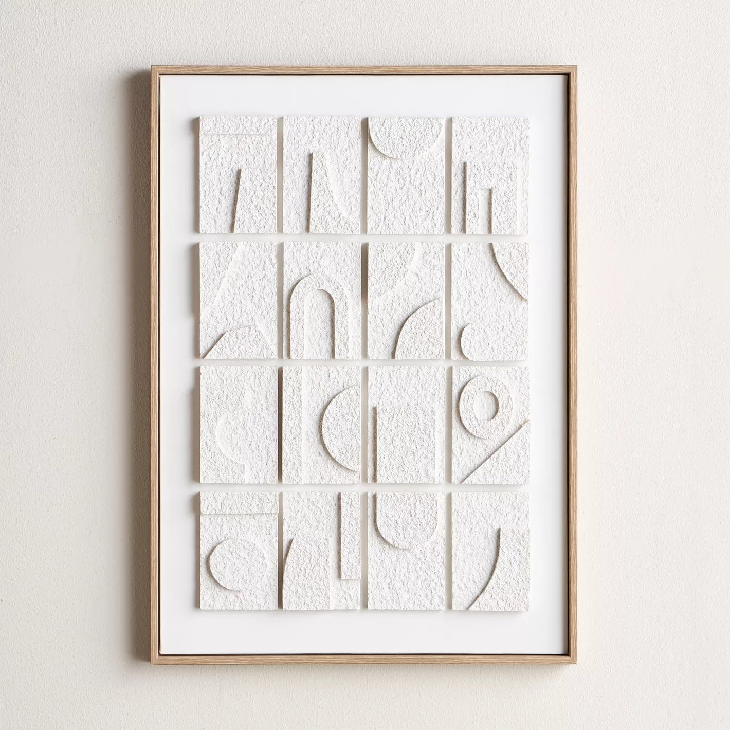 لوحة فنية جدارية مؤطرة ثلاثية الأبعاد من قماش فيبي - 50×70 سم
