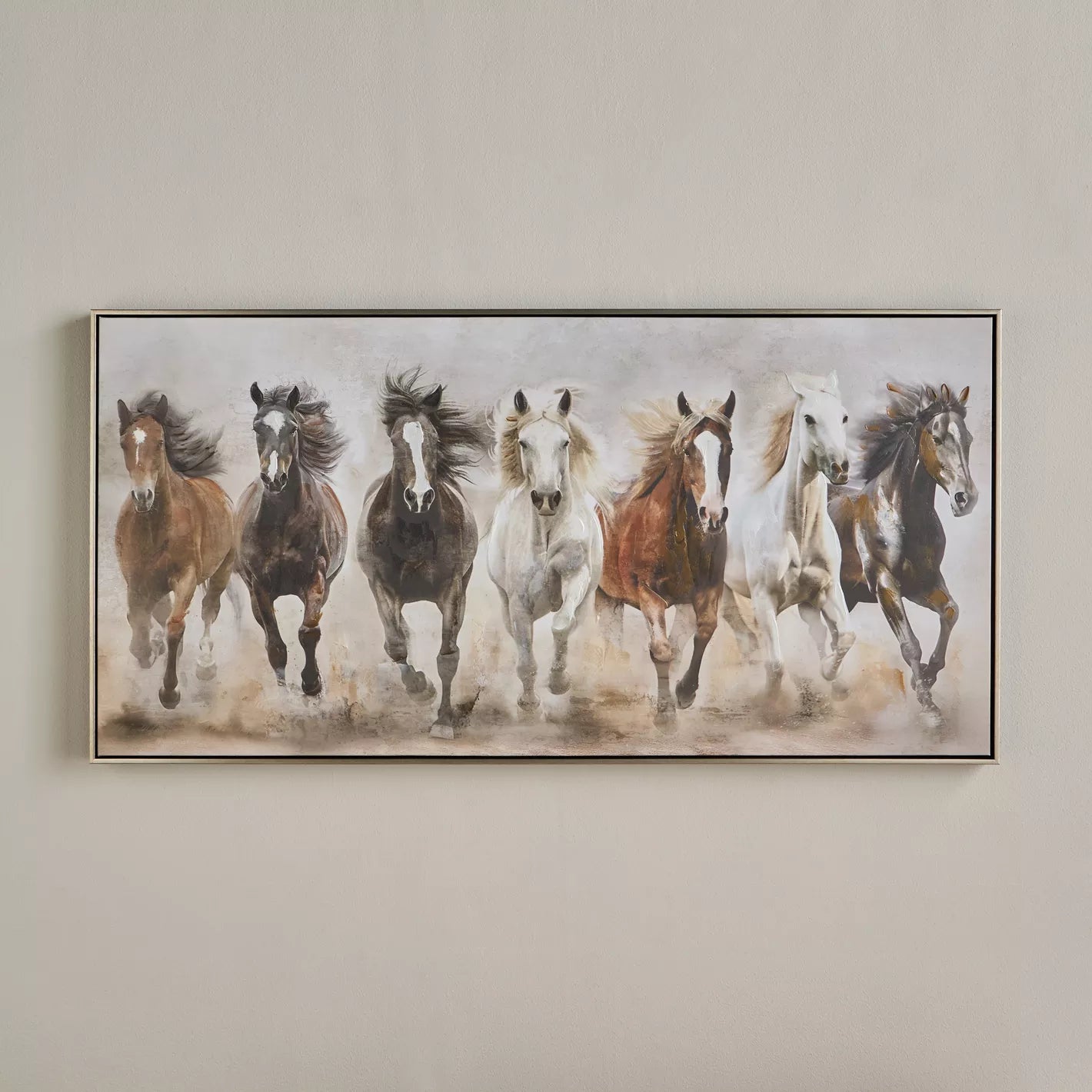 Saida Framed Canvas Wall Art - 60x120 cm