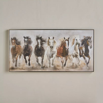 Saida Framed Canvas Wall Art - 60x120 cm