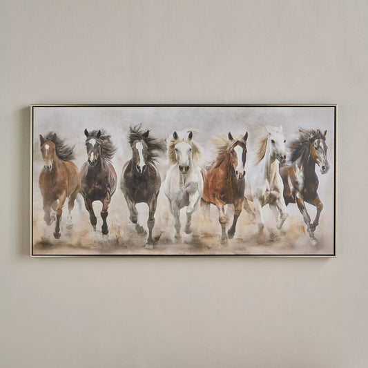 لوحة جدارية قماشية مؤطرة "صيدا" - 60×120 سم