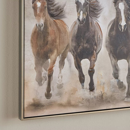 Saida Framed Canvas Wall Art - 60x120 cm