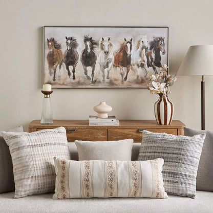 Saida Framed Canvas Wall Art - 60x120 cm