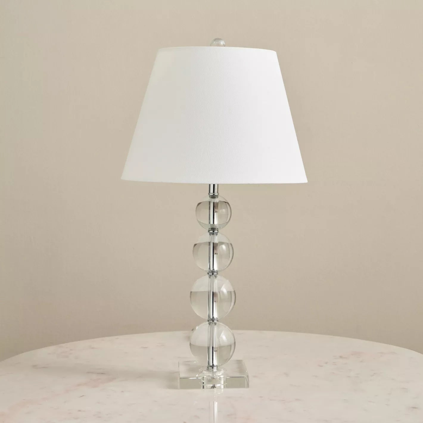 مصباح طاولة كريستالي على شكل خنفساء - 66 سم