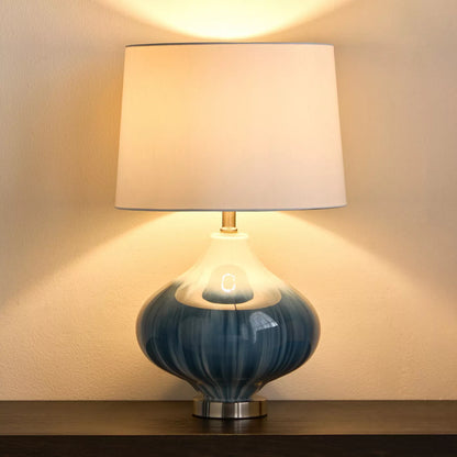 Yena Glass Table Lamp - 58 cm