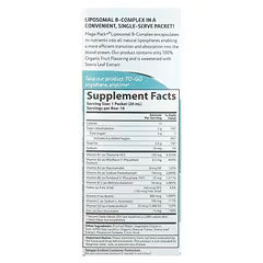 Aurora Nutrascience, Liposomal B-Complex, 10 Packets, 0.68 fl oz (20 ml) Each