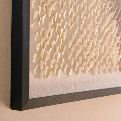 Rene Handmade shadow box 90x120cm - off white