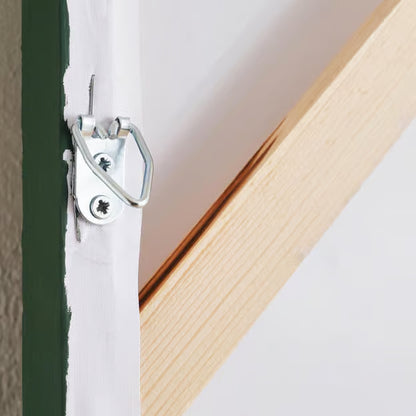 Contemplation abstract hand painted 3d fabric framed wall art 75x3x100cm - green