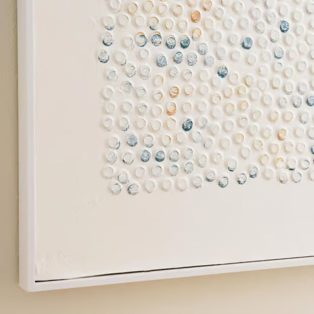 Cella  paper art framed wall art 80x5x120cm- blue