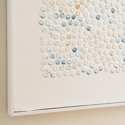 Cella  paper art framed wall art 80x5x120cm- blue