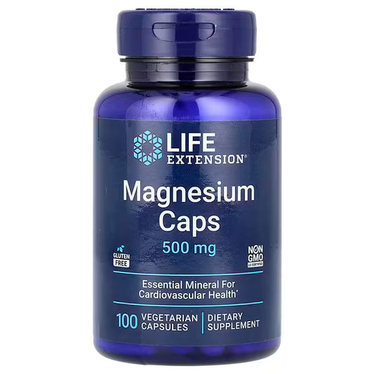 Life Extension, Magnesium Caps, 500 mg, 100 Vegetarian Capsules