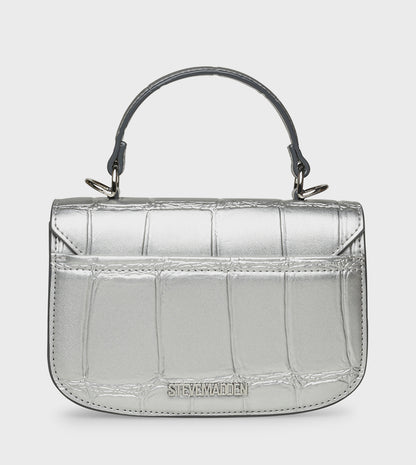 STEVE MADDEN Textured Top Handle Bag