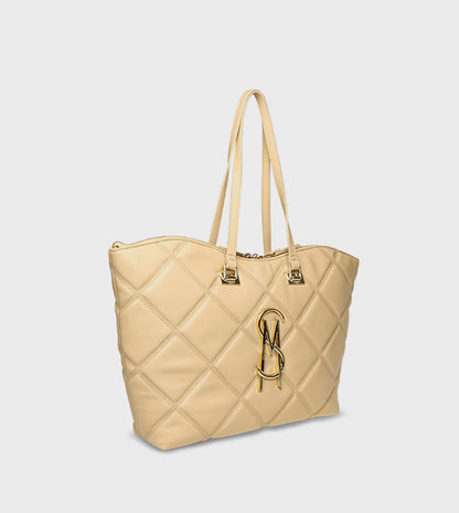 Steve Madden Logo Detail Puffer Tote Bag