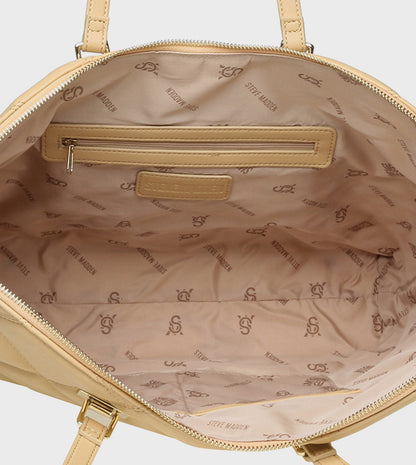 Steve Madden Logo Detail Puffer Tote Bag