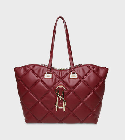 Steve Madden Logo Detail Puffer Tote Bag