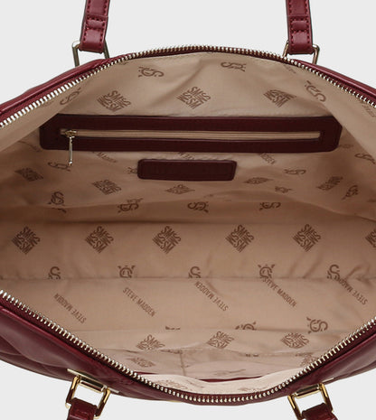 Steve Madden Logo Detail Puffer Tote Bag