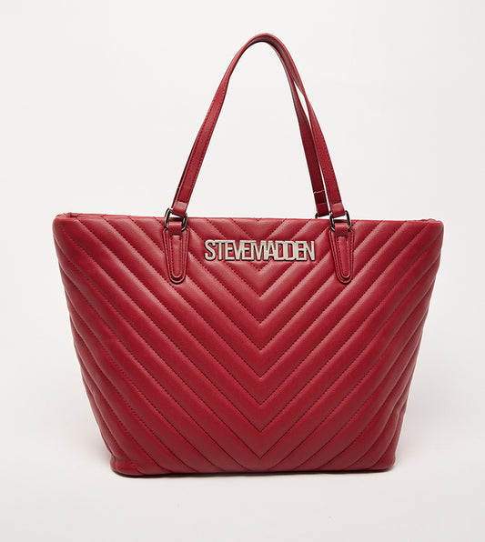 Steve Madden Quilted Tote Bag with Pouch