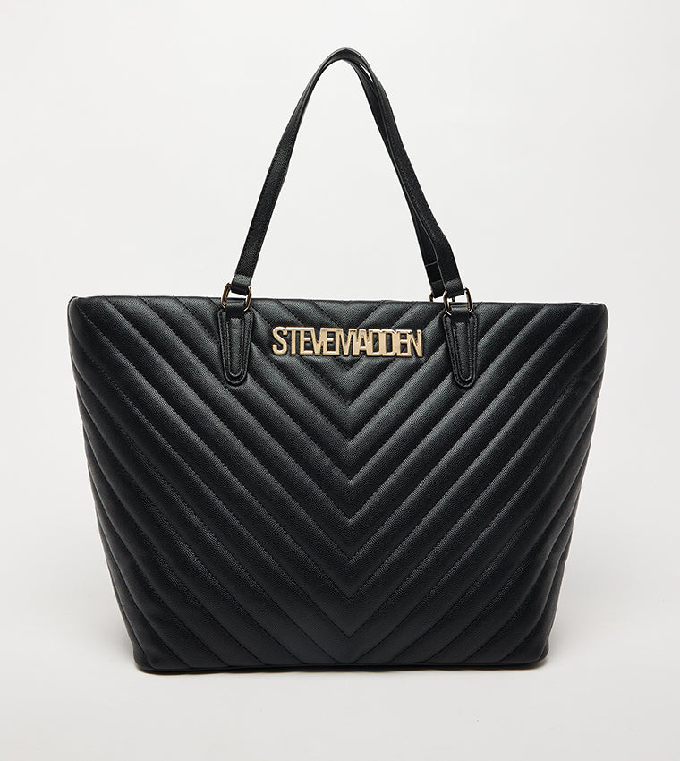 Steve Madden Quilted Tote Bag with Pouch