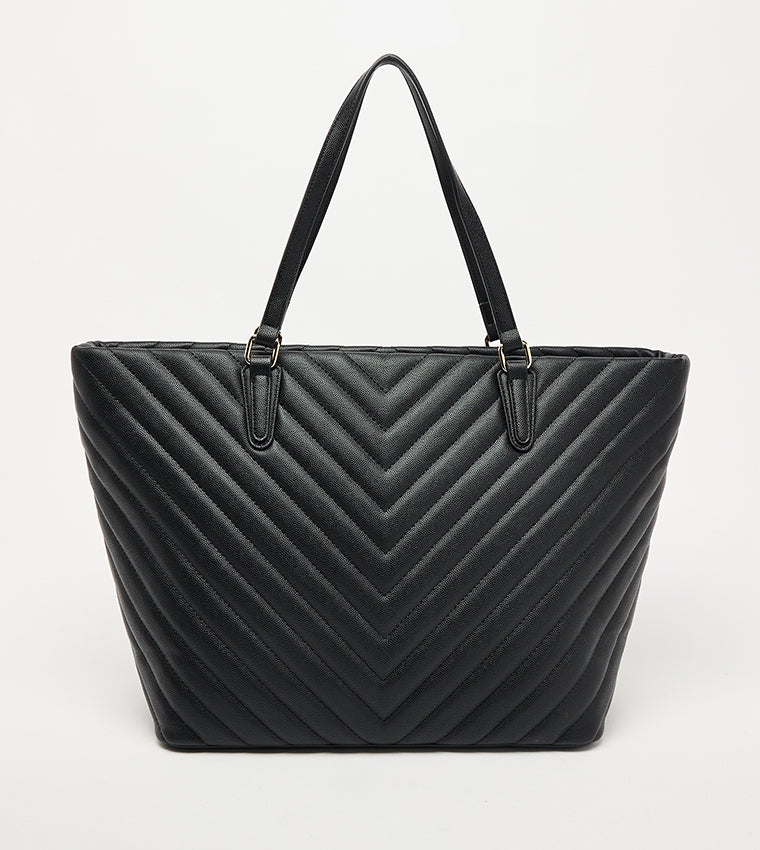 Steve Madden Quilted Tote Bag with Pouch