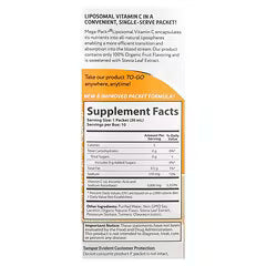 Aurora Nutrascience, Mega-Pack+®, Liposomal Vitamin C, 10 Packets, 0.68 fl oz (20 ml) Each