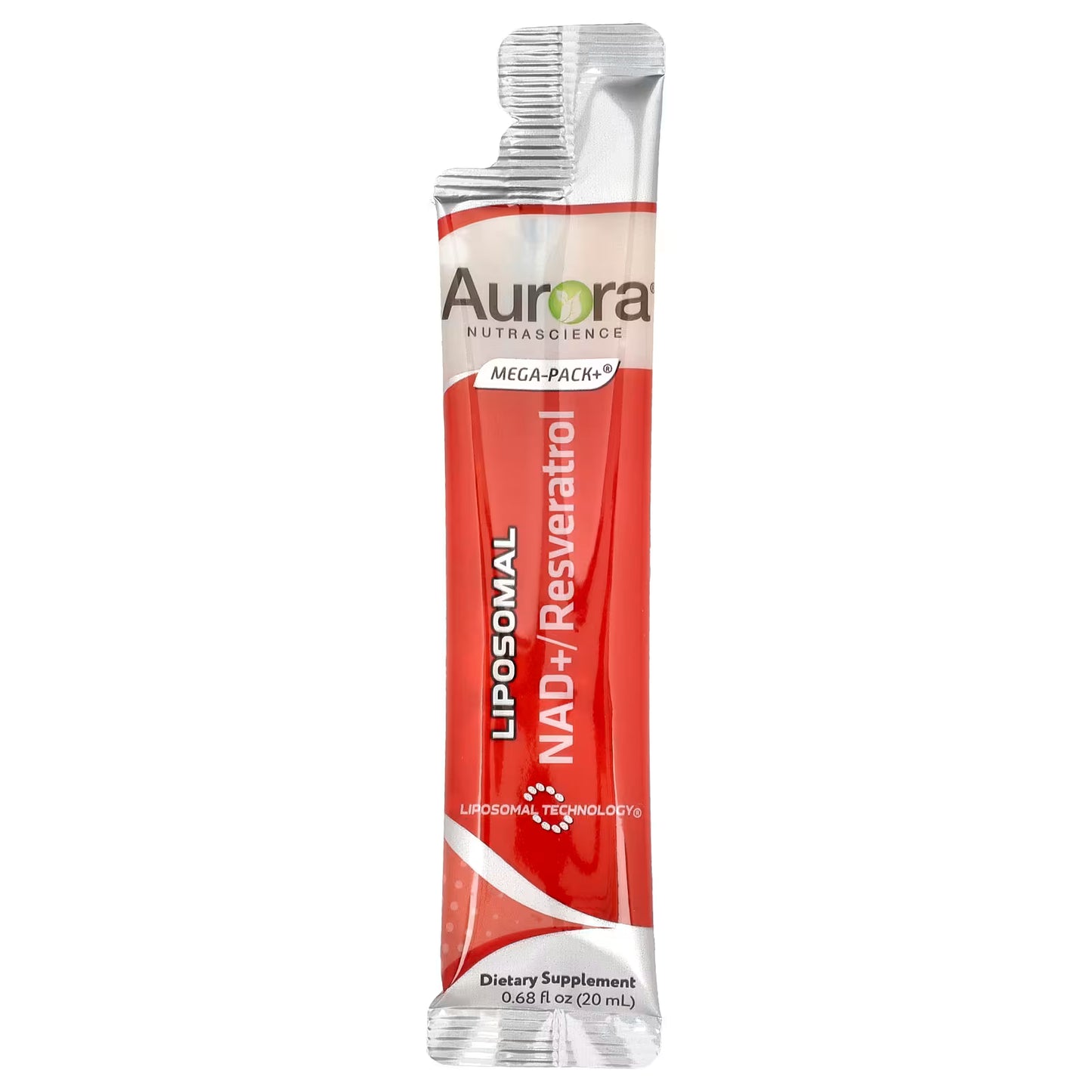 أورورا نيوتراساينس، ليبوسومال NAD+/ريسفيراترول، 32 عبوة، 0.68 أونصة سائلة (20 مل) لكل عبوة 