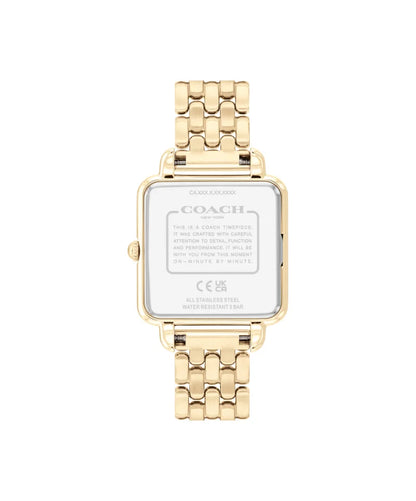 ساعة COACH التناظرية بسوار من الفولاذ 