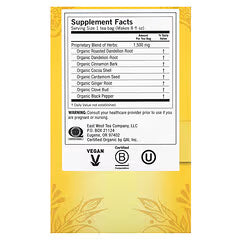 شاي يوجي، ديتوكس، بهارات الهندباء المحمصة، خالي من الكافيين، 16 كيس شاي، 0.85 أونصة (24 جم)