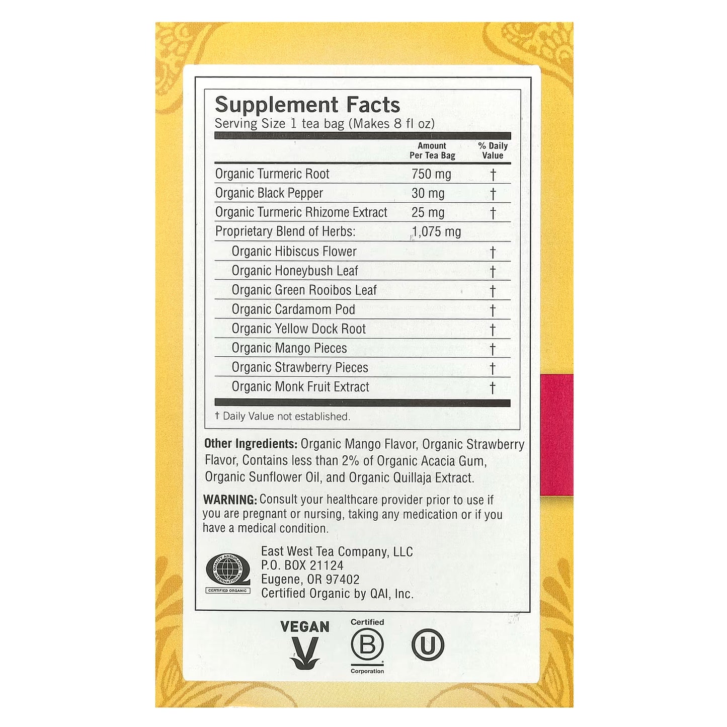 شاي يوغي، دعم الهضم، بنكهة الفراولة الحلوة، خالي من الكافيين، 16 كيس شاي، 1.12 أونصة (32 جم)