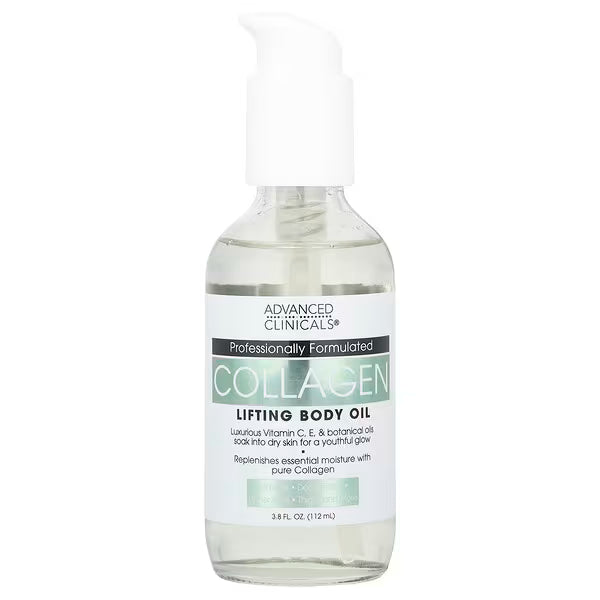 Advanced Clinicals, Collagen, Lifting Body Oil, 3.8 fl oz (112 ml) 