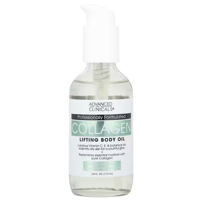 Advanced Clinicals, Collagen, Lifting Body Oil, 3.8 fl oz (112 ml) 
