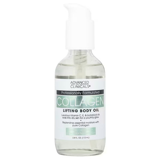 Advanced Clinicals, Collagen, Lifting Body Oil, 3.8 fl oz (112 ml)