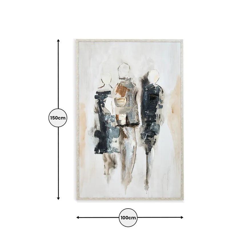 Walk Framed Wall Art, Multicolor - 150x100cm