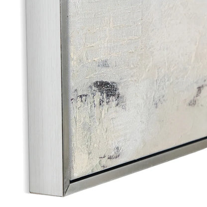 Impressionistic Seascape with Flying Gulls Framed Wall Art, Blue - 80x80cm