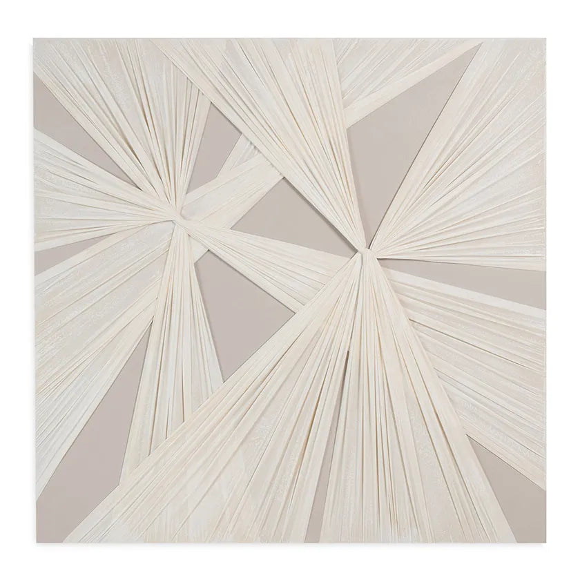 Furs Unframed Wall Art, Beige - 100x100cm