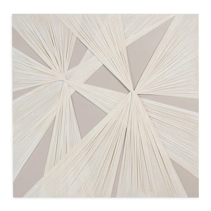 Furs Unframed Wall Art, Beige - 100x100cm