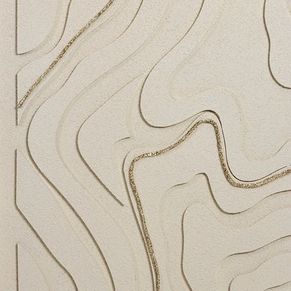 Mash Framed Wall Art, Cream - 82x122cm