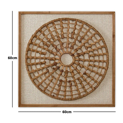 Maj Wall Decor, Natural - 60x60 cm