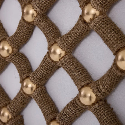 لوحة جدارية مؤطرة بأوسكار، ذهبي وبني - ١٠٠×١٠٠ سم 