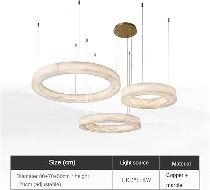 مصباح معلق من الرخام والنحاس لغرفة المعيشة، مصباح بار إبداعي فاخر حديث لغرفة الطعام، مصباح غرفة النوم