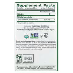 شاي أوراق وجذور الهندباء العضوي من Traditional Medicinals، خالٍ من الكافيين، 16 كيس شاي مغلف، 0.99 أونصة (28 جم)