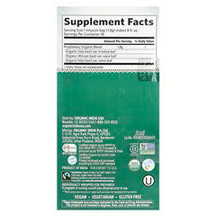 شاي تولسي الأصلي من أورجانيك إنديا، خالي من الكافيين، 18 كيس شاي، 32.4 غرام (1.14 أونصة)