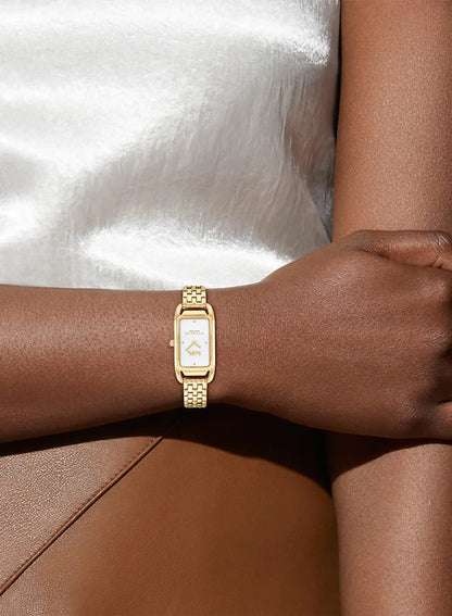 ساعة COACH التناظرية بسوار من الفولاذ 