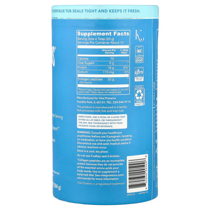 Vital Proteins, Collagen Peptides, Unflavoured, 10 oz (284 g)