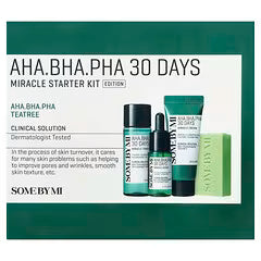 مجموعة البدء المعجزة 30 يومًا من SOME BY MI، AHA.BHA.PHA، إصدار 4 قطع 