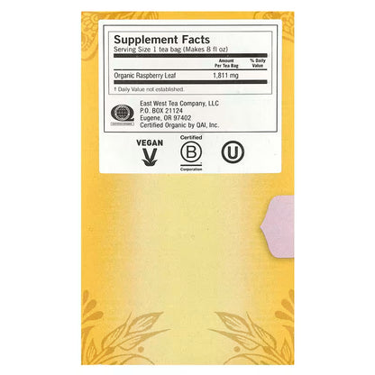 Yogi Tea, Raspberry Leaf, Caffeine Free, 16 Tea Bags, 1.02 oz (29 g) by Yogi Tea