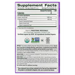 الأدوية التقليدية، شاي سموث موف العضوي، خالٍ من الكافيين، 48 كيس شاي مغلف، 3.38 أونصة (96 جم)