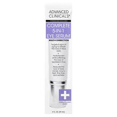 Advanced Clinicals, Complete 5-In-1 Eye Serum, 2 fl oz (59 ml)