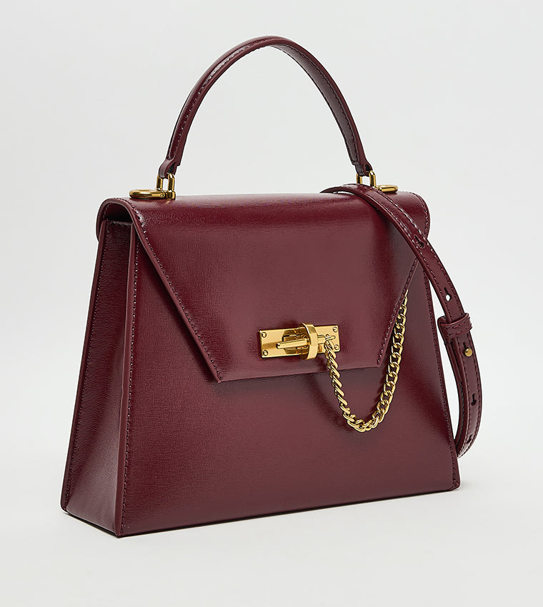 حقيبة تشارلز آند كيث سامانثا بمقبض علوي منسوج