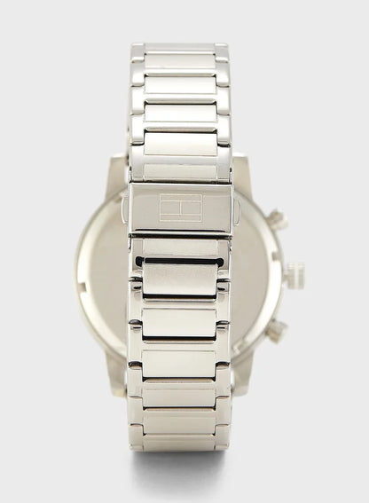 ساعة تومي هيلفيغر التناظرية متعددة الوظائف بسوار من الفولاذ 