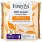 The Honey Pot Company, 100% Organic Cotton Cover, Non-Herbal Pads with Wings, Overnight, 12 Count