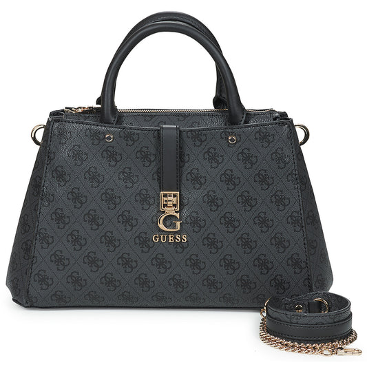 GUESS ZAMIRA SATCHED BAG Black
